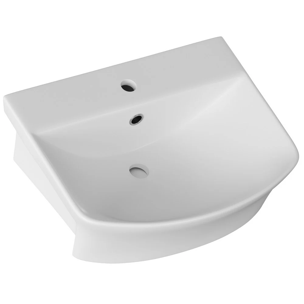 Ajax Donnington 1TH Semi Recessed Basin - Image 3