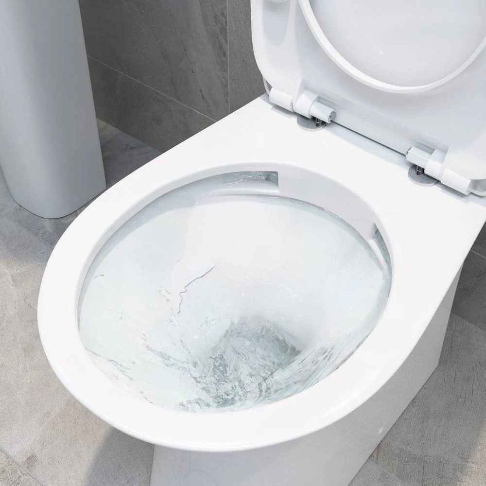 Ajax Maltby Rimless Short Projection Close Coupled WC with Seat - Image 3