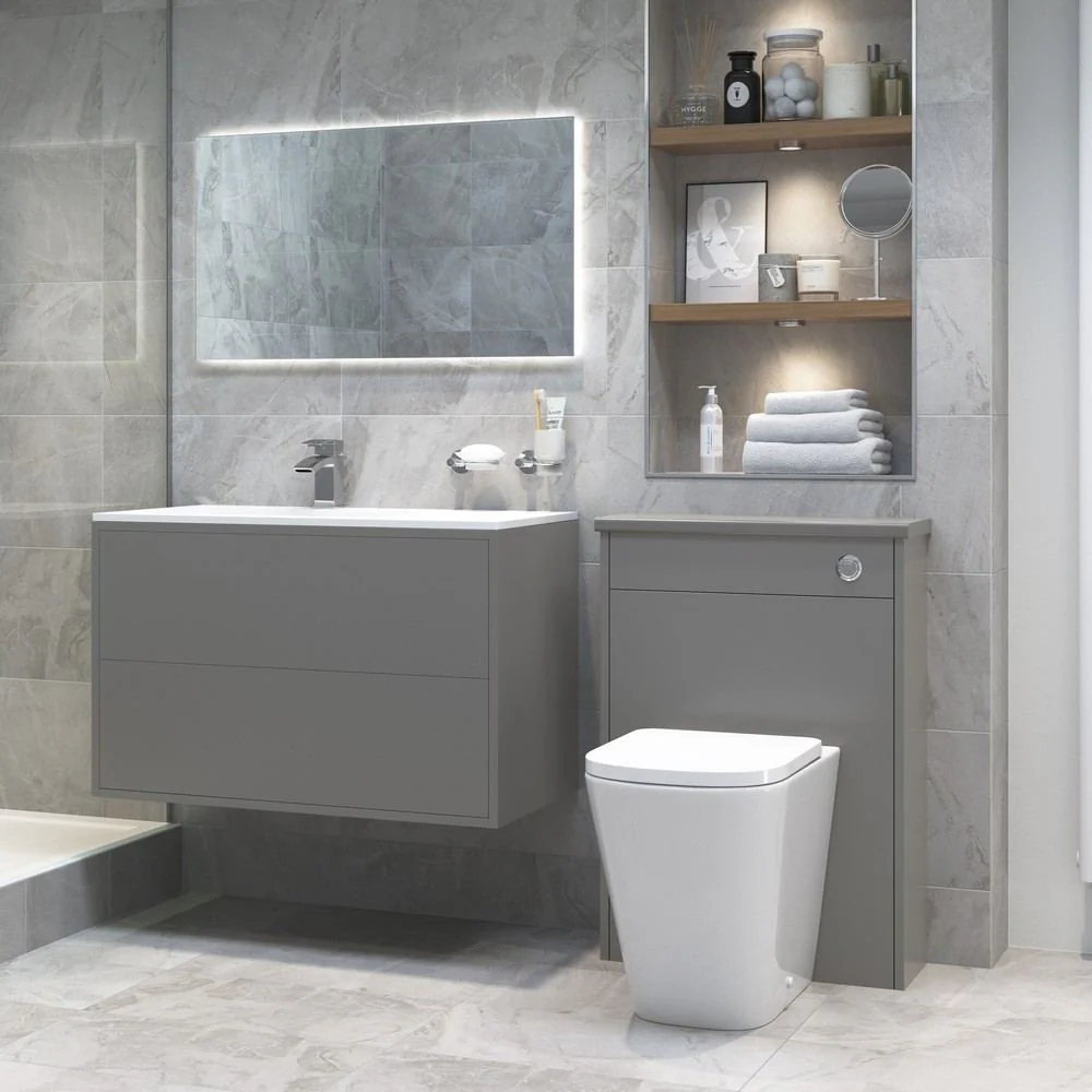 Ajax Weelsby Rimless Short Projection Back to Wall WC with Seat - Image 3