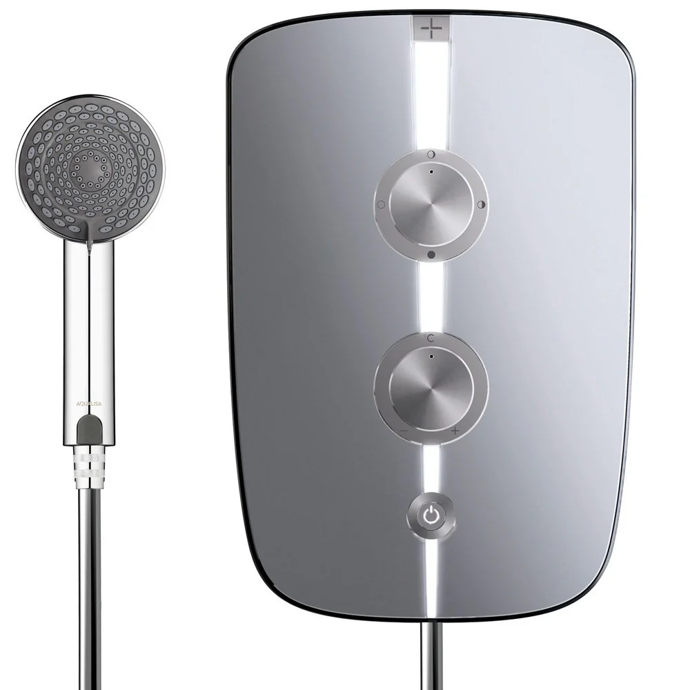 Aqualisa Lumi+ Electric Shower Mirrored Chrome 8.5kW - Image 3
