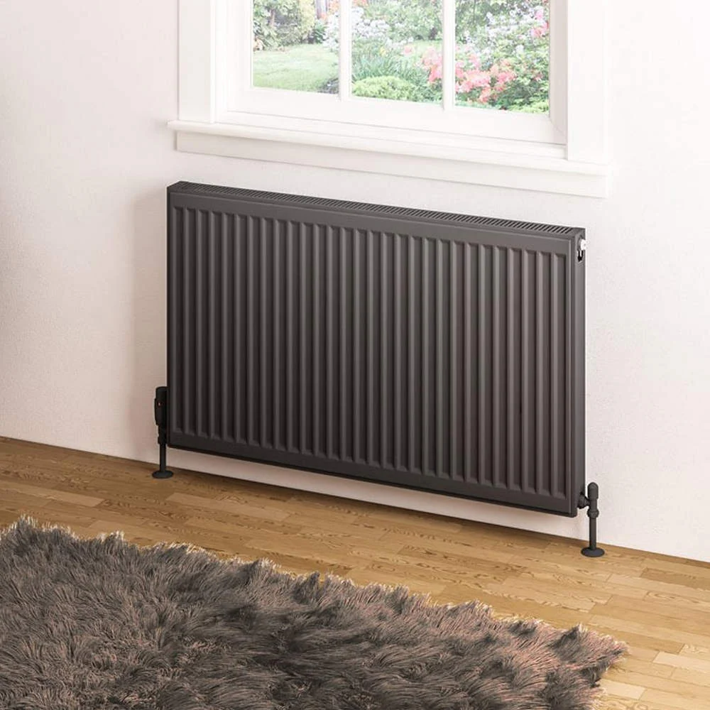 Eastbrook Type 21 600mm High Matt Anthracite Compact Panel Radiator - Image 4