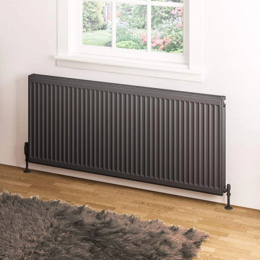 Eastbrook Type 21 600mm High Matt Anthracite Compact Panel Radiator - Image 6