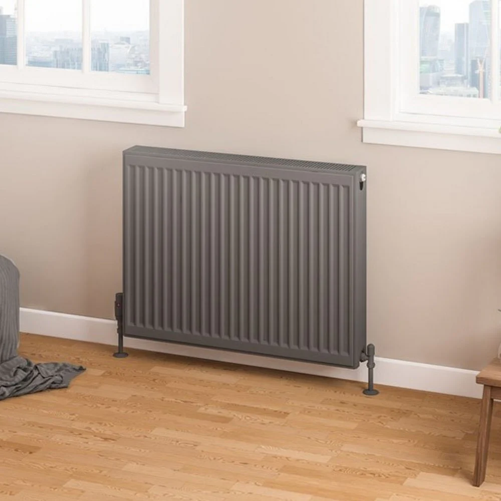 Eastbrook Type 22 600mm High Matt Anthracite Compact Panel Radiator - Image 3