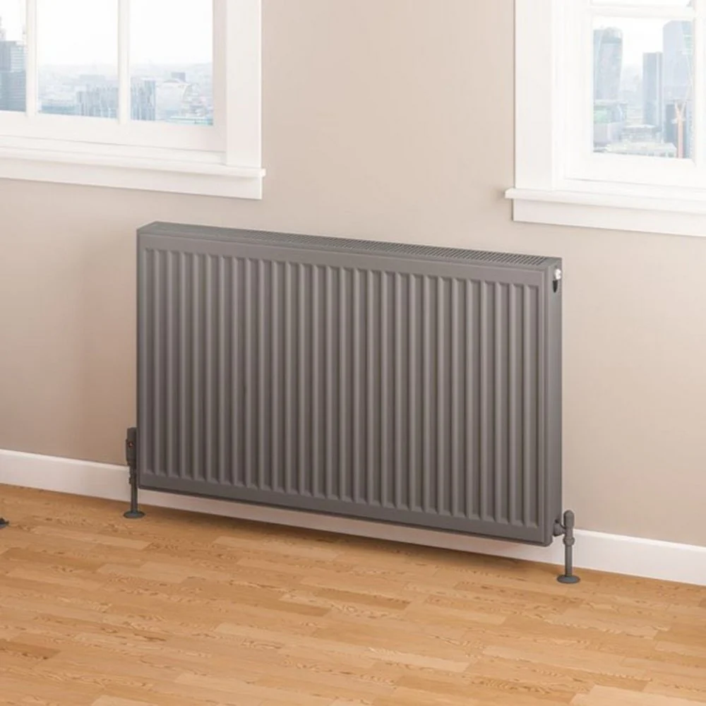 Eastbrook Type 22 600mm High Matt Anthracite Compact Panel Radiator - Image 4