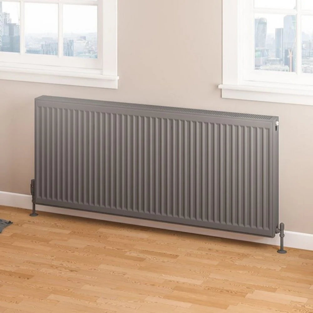 Eastbrook Type 22 600mm High Matt Anthracite Compact Panel Radiator - Image 6