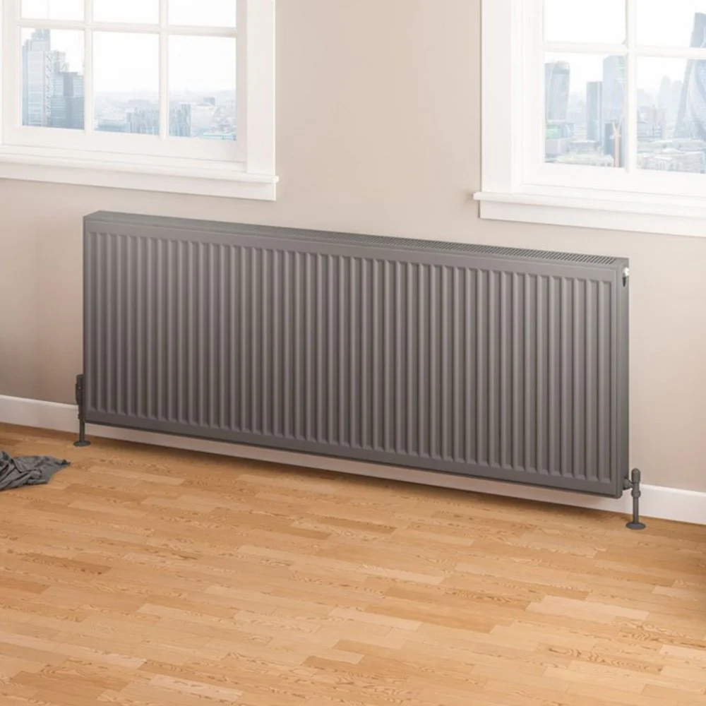 Eastbrook Type 22 600mm High Matt Anthracite Compact Panel Radiator - Image 7