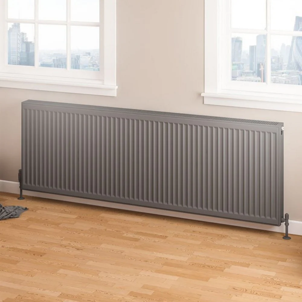 Eastbrook Type 22 600mm High Matt Anthracite Compact Panel Radiator - Image 8