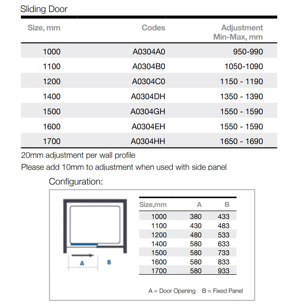 Merlyn Ionic Express Sliding Shower Door - Image 3