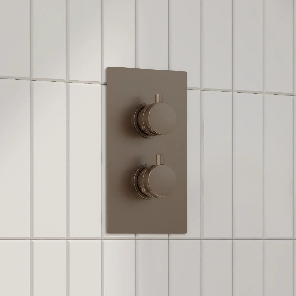 Core Brushed Bronze Round Valve with Riser Kit and Head - Image 4