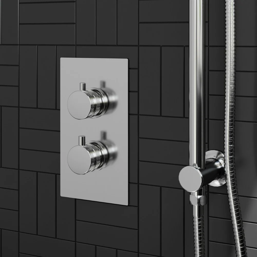 Core Chrome Round Valve with Riser Kit and Head - Image 3