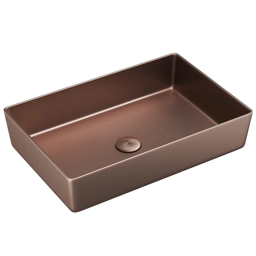 Core Metal Rectangular Countertop Basin - Image 3